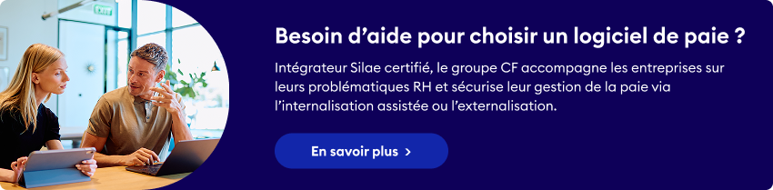 Intégrateur Silae certifié, le groupe CF accompagne les entreprises sur leurs problématiques RH et sécurise leur gestion de la paie via l’internalisation assistée ou l’externalisation. Découvrez notre accompagnement !